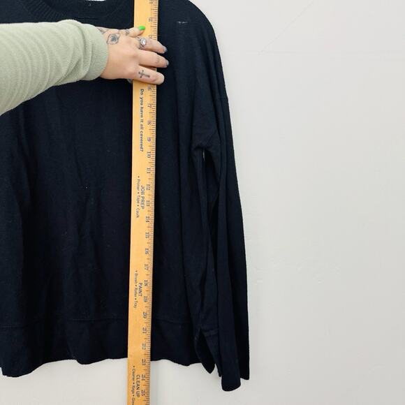 Lucky Brand Black Pullover Thin Sweater Women’s Size S - Picture 3 of 7